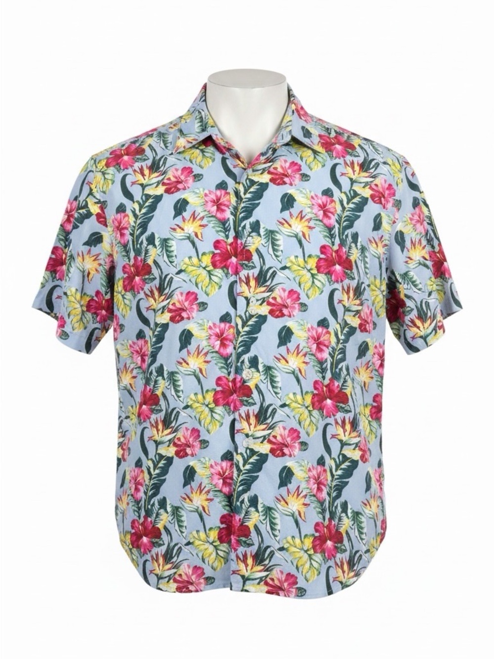Ralph Lauren 2XB floral men’s button front rockabilly Hawaiian floral short